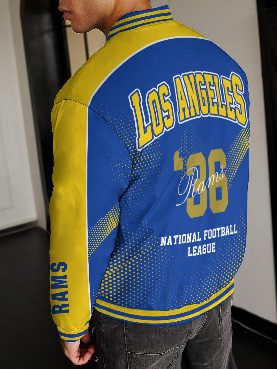 Los Angeles Rams National Football League Varsity Jacket AZBTVJK000478