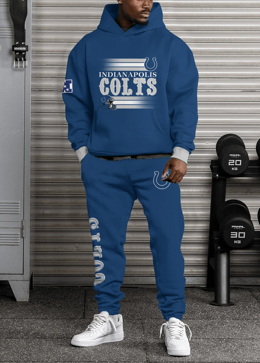 Indianapolis Colts Combo Pullover Hoodie And Sweatpants AZBTPHSP000125