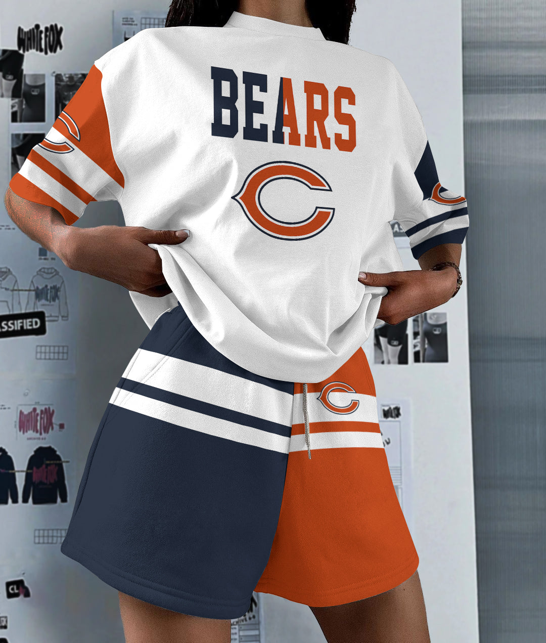 Chicago Bears Limited Edition Top And Shorts Two-Piece Suits