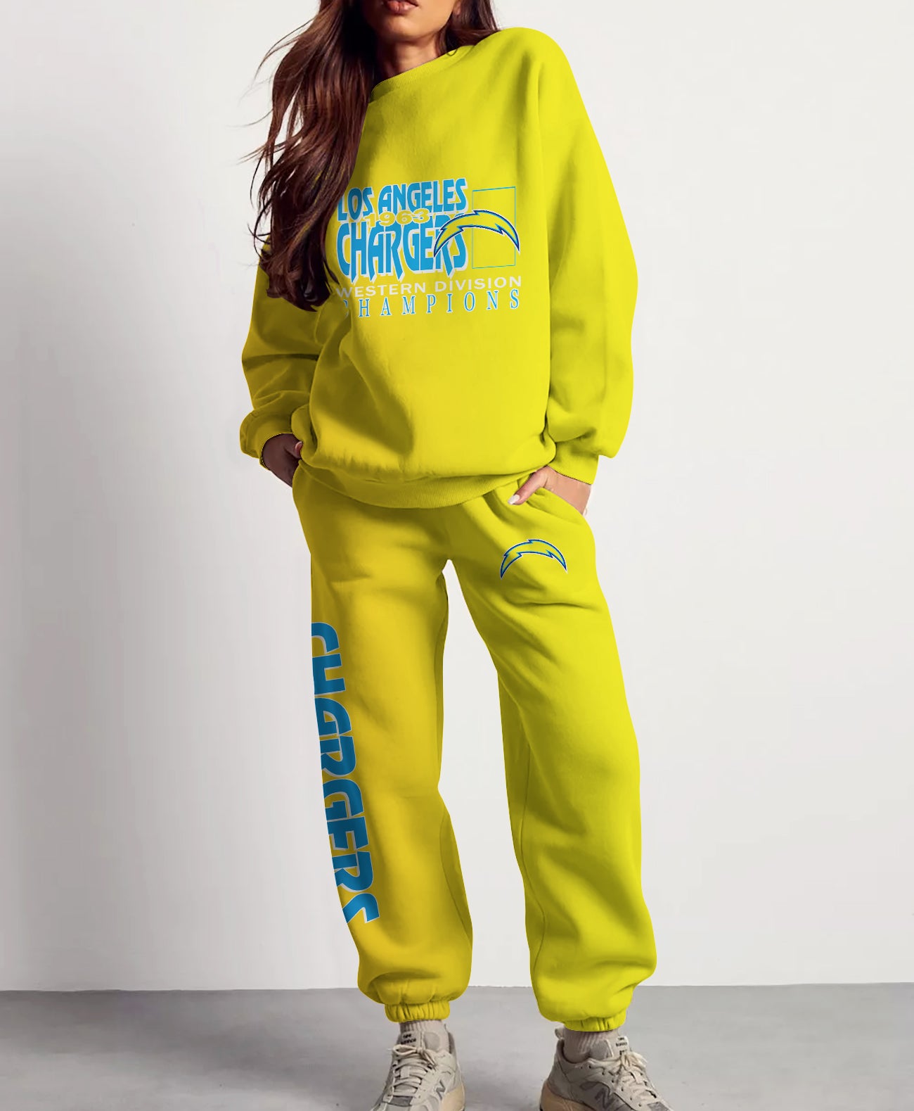 Los Angeles Chargers Combo 3D Sweatsuit and Sweatpants Unisex CBSP76