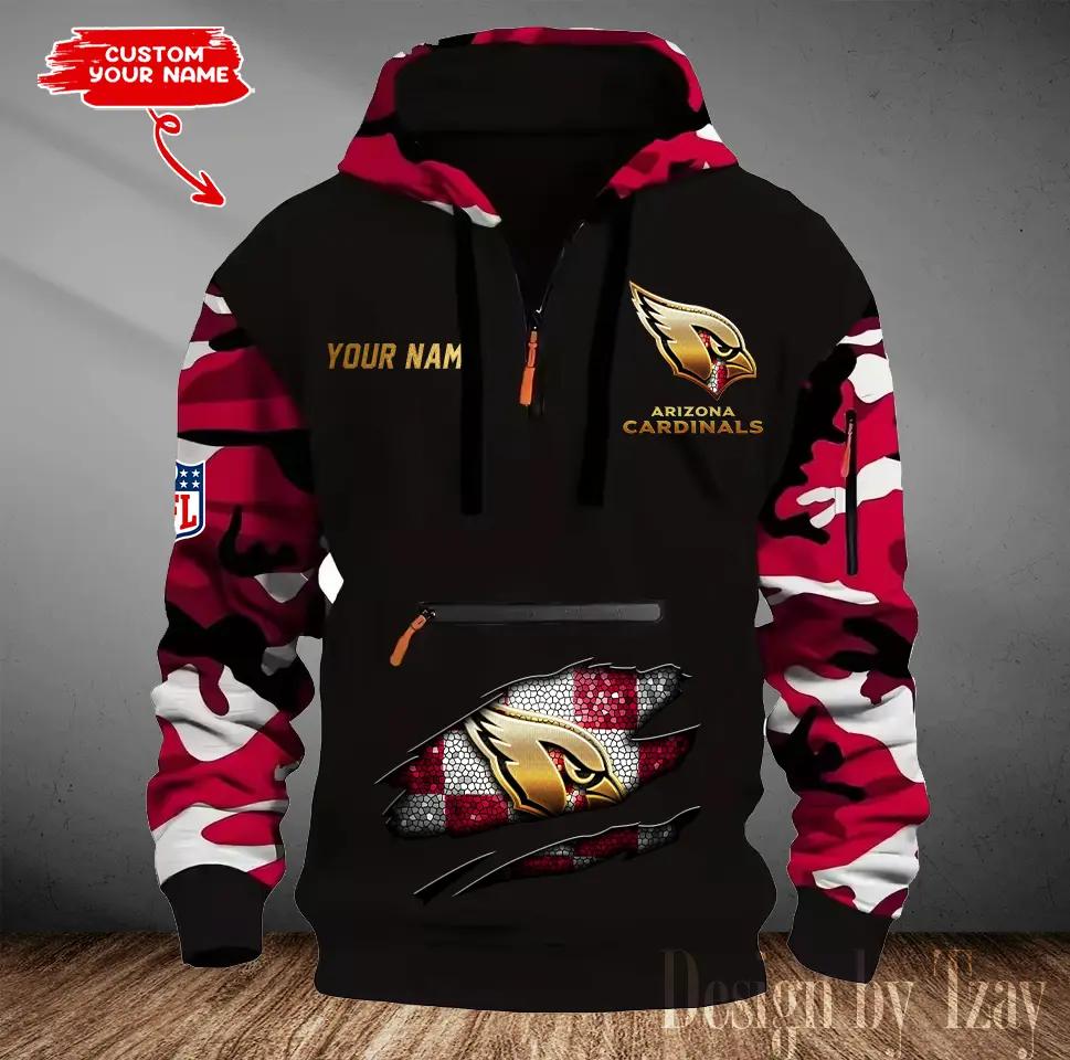Arizona Cardinals Camouflage Hooded Sweatshirt HA65
