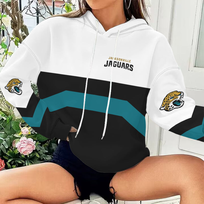 Jacksonville Jaguars Printed Hooded Pocket Pullover Hoodie AZBTPH000010
