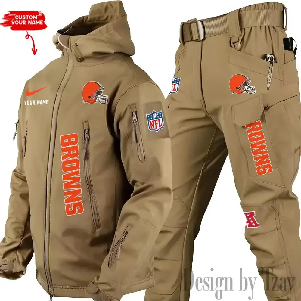 Cleveland Browns Outdoor Jacket and Pants 000056