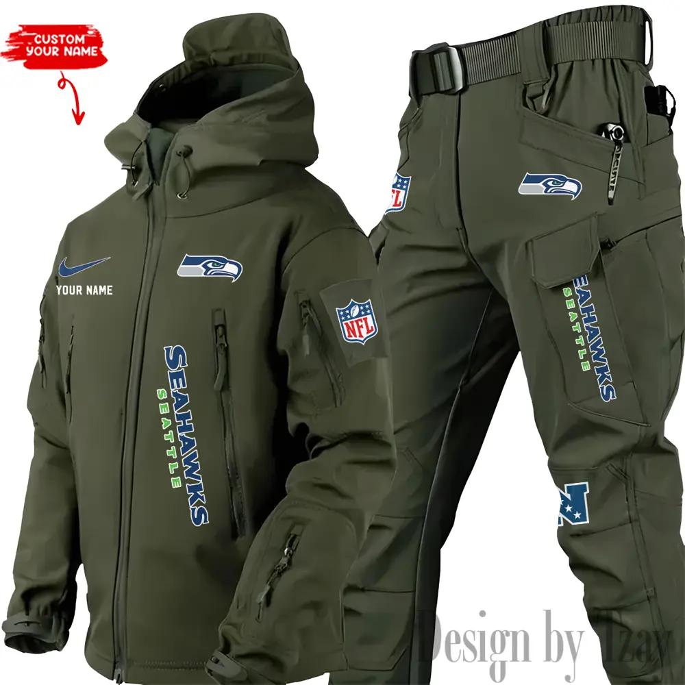 Seattle Seahawks Outdoor Jacket and Pants 000039