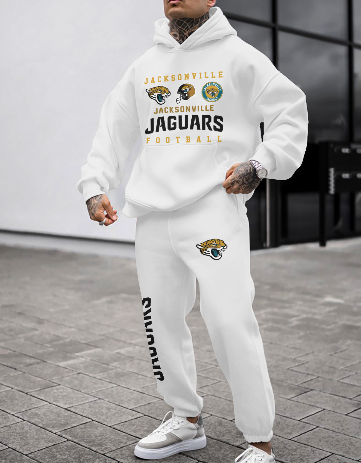 Jacksonville Jaguars Combo Pullover Hoodie And Sweatpants AZBTPHSP000445