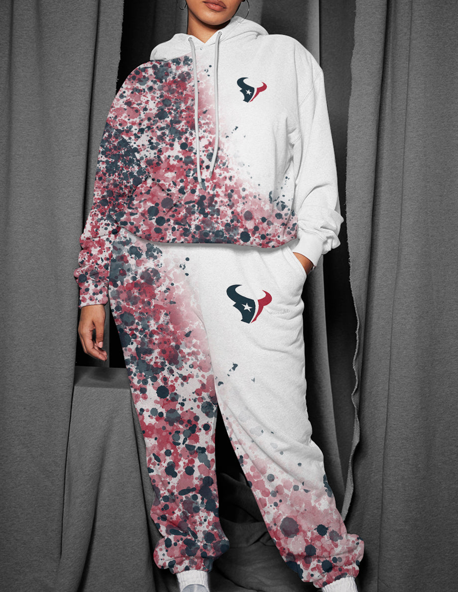 Houston Texans Combo Pullover Hoodie And Sweatpants AZBTPHSP000173