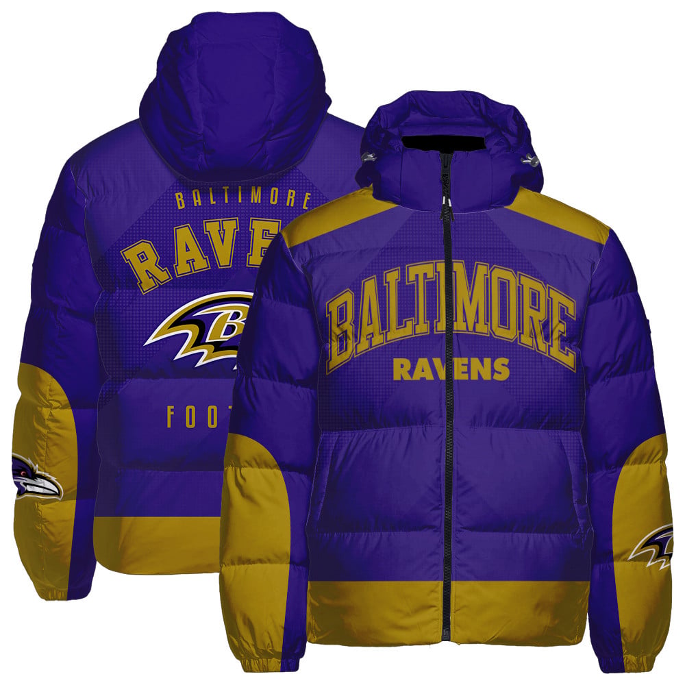 Baltimore Ravens CozyCloud Down Jacket AZBTDWJ000434