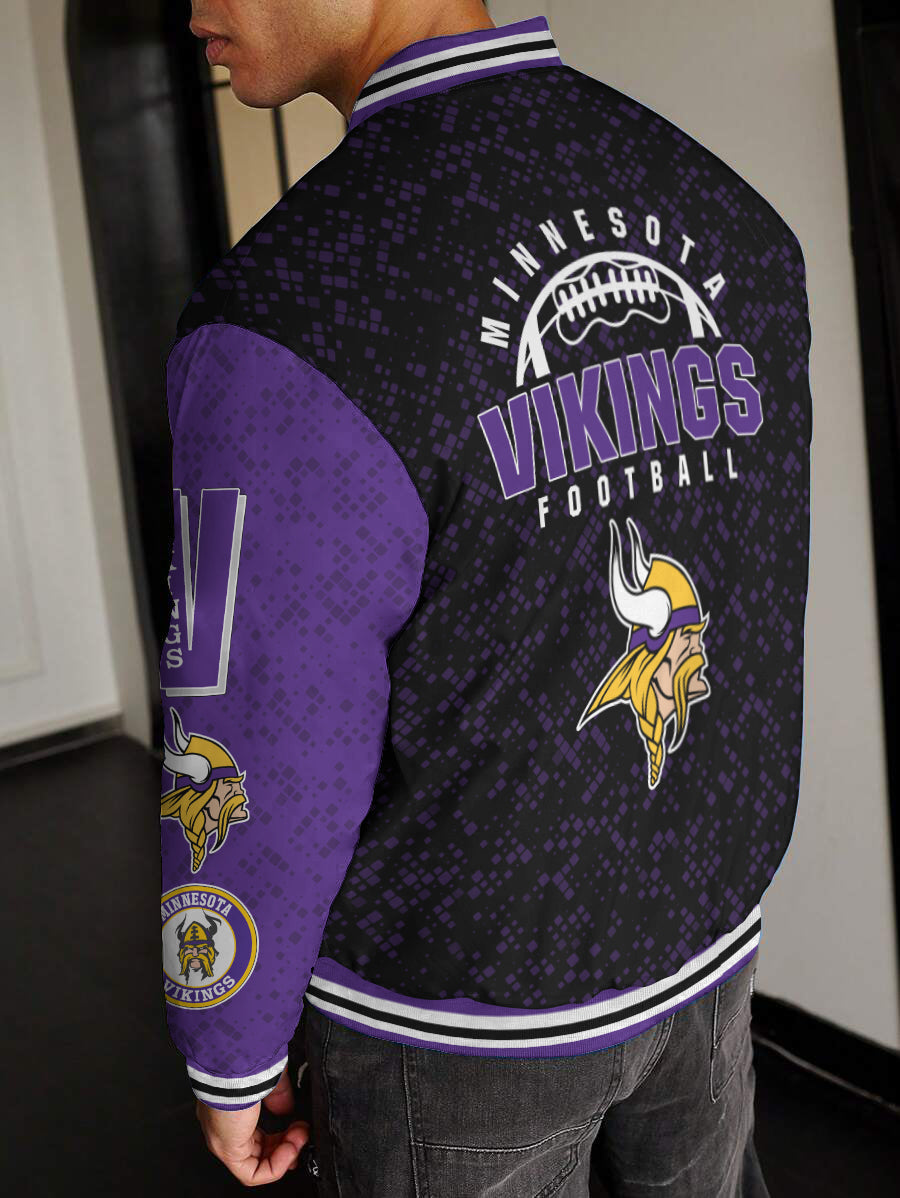 Minnesota Vikings National Football League Varsity Jacket AZBTVJK000465