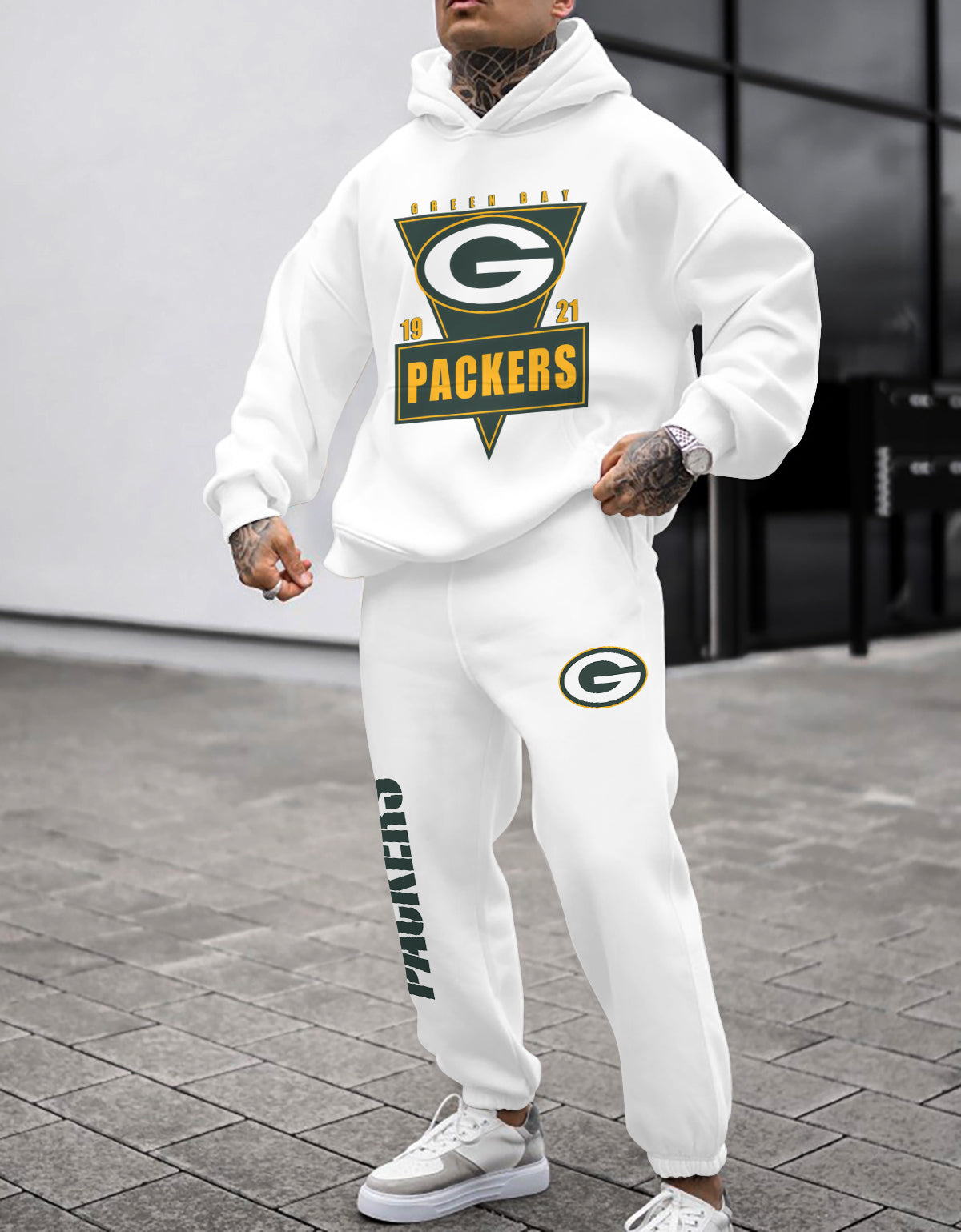 Green Bay Packers Combo Pullover Hoodie And Sweatpants AZBTPHSP000398