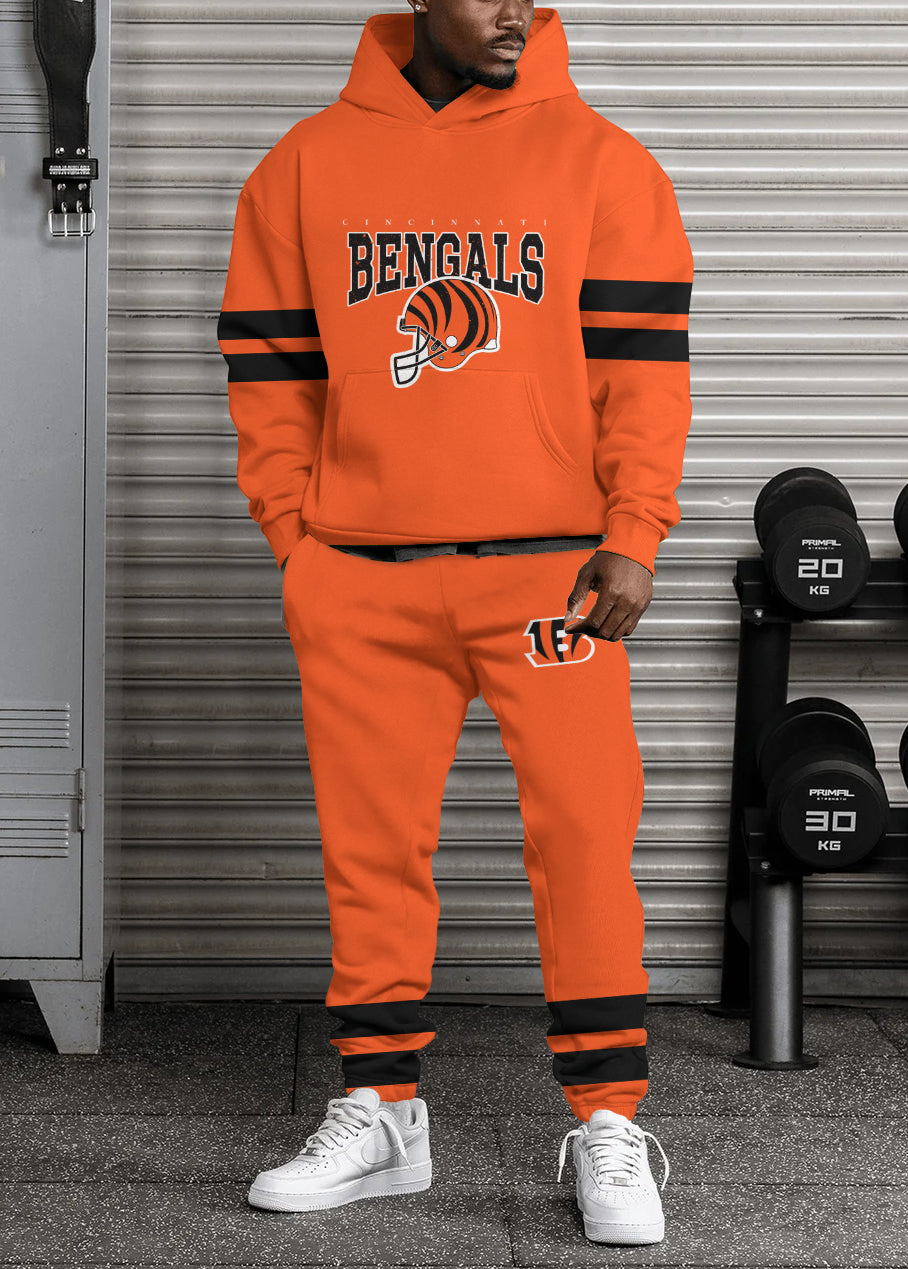 Cincinnati Bengals Combo Pullover Hoodie And Sweatpants AZBTPHSP000312