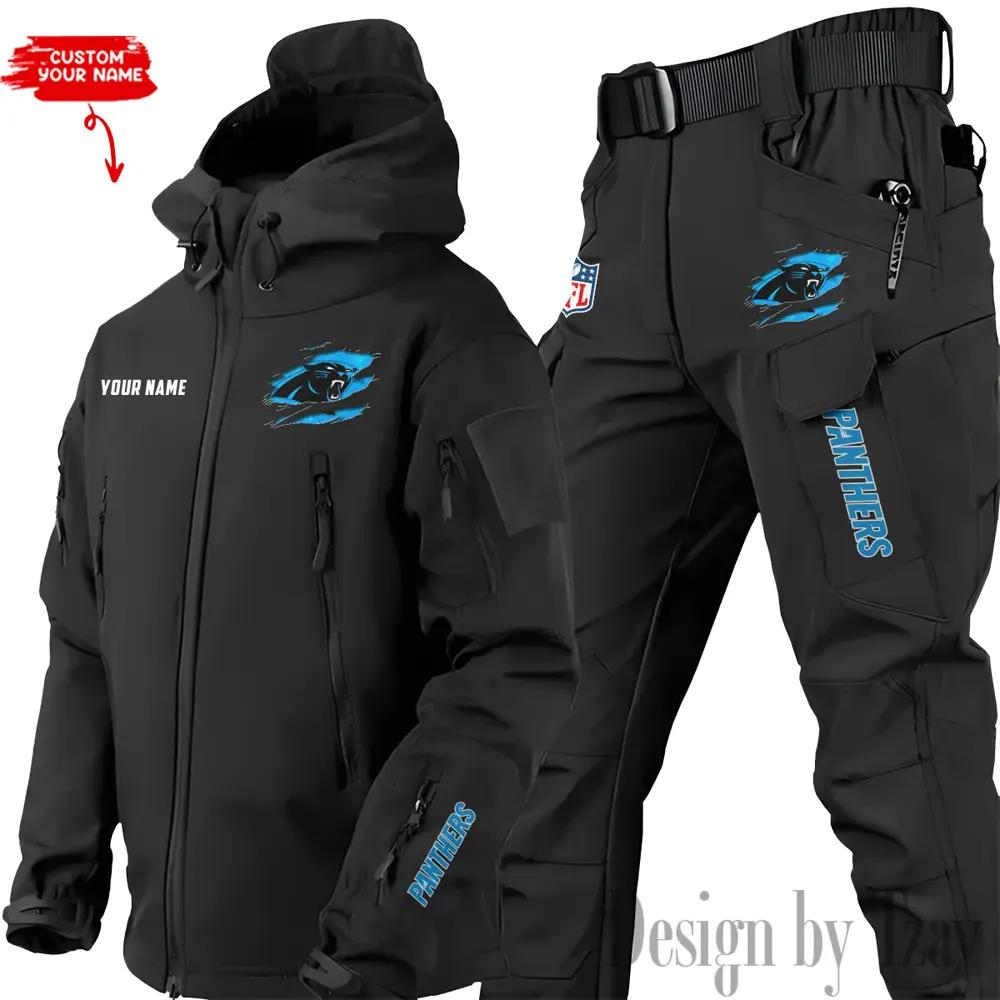 Carolina Panthers Outdoor Jacket and Pants 000073