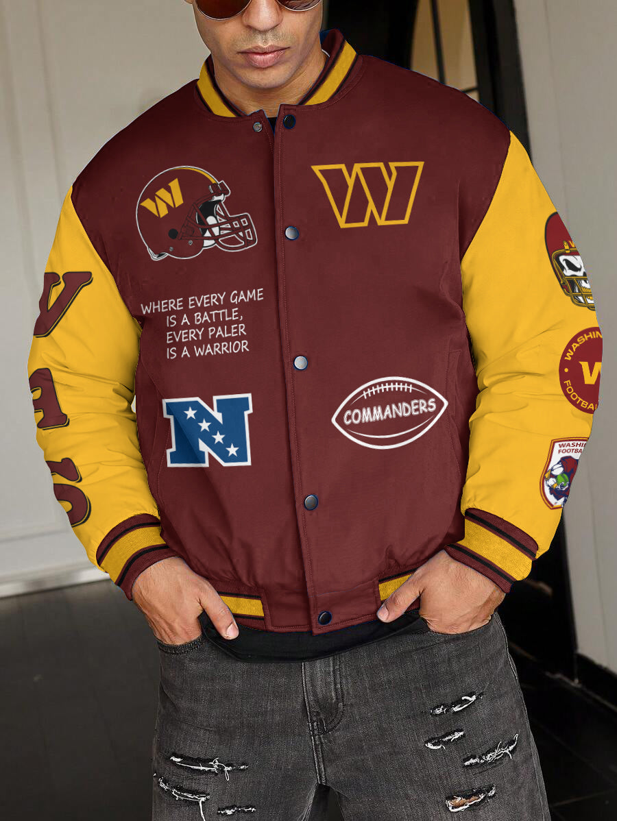 Washington Commanders National Football League Varsity Jacket AZBTVJK000497