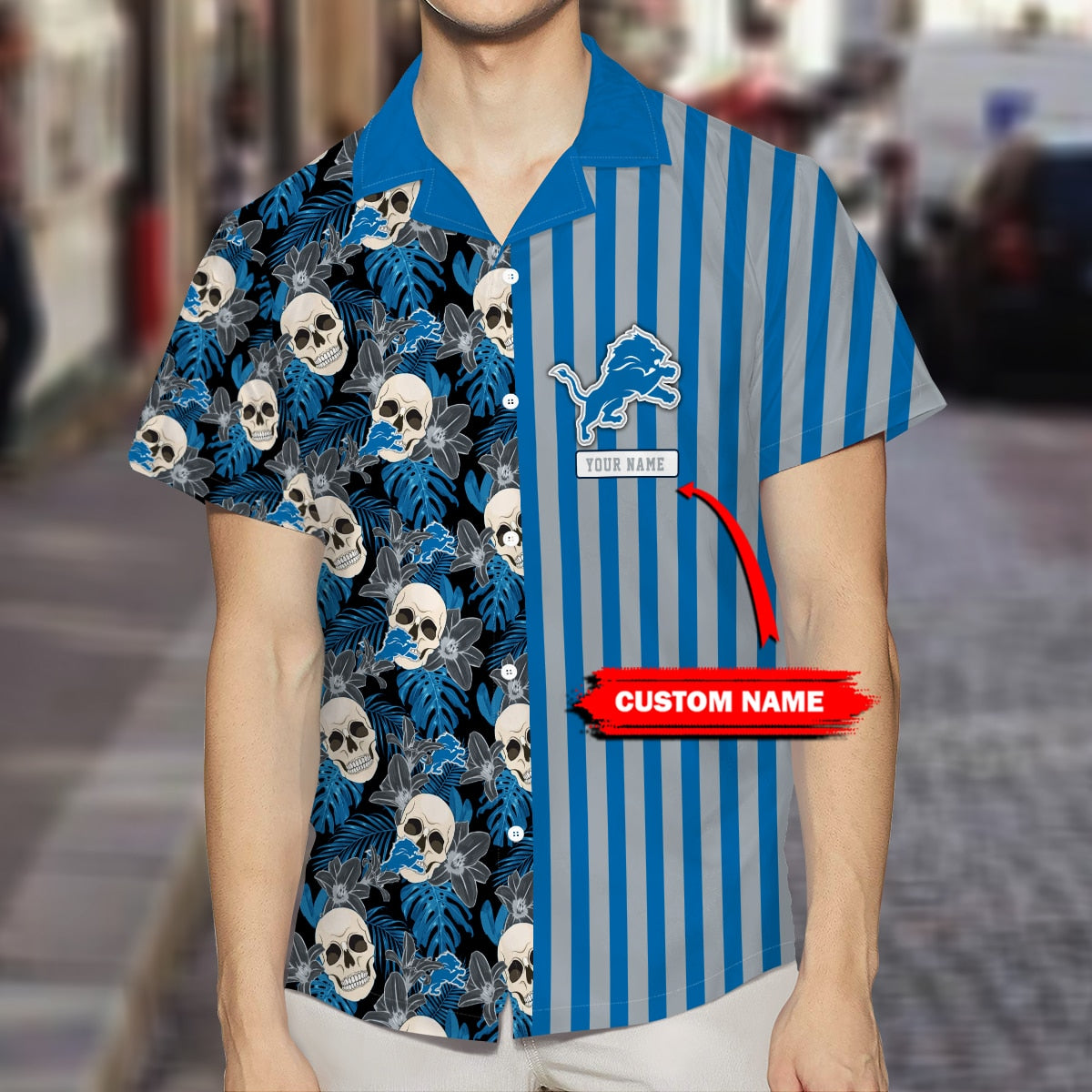 Detroit Lions Personalized Summer Hawaii Shirt 164