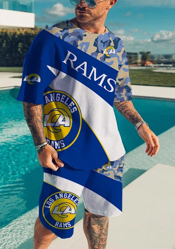 Los Angeles Rams T-shirt and Shorts AZTS557