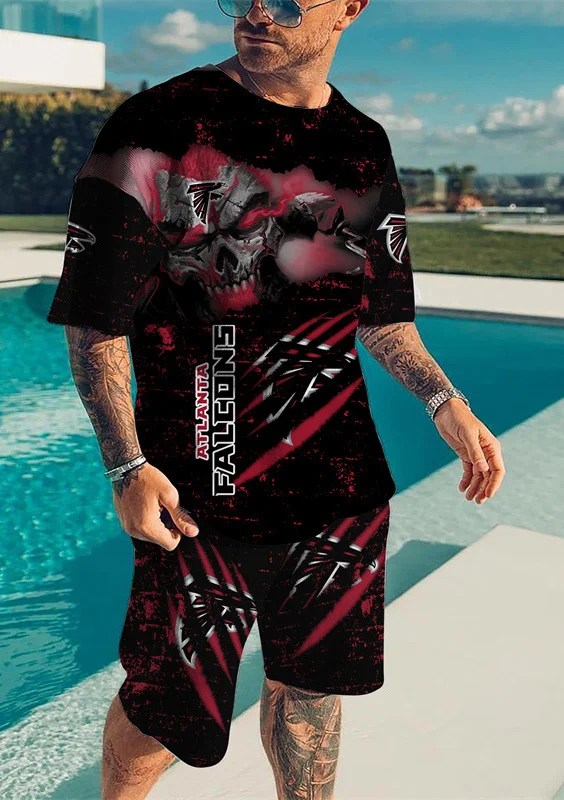 Atlanta Falcons T-shirt and Shorts AZTS227