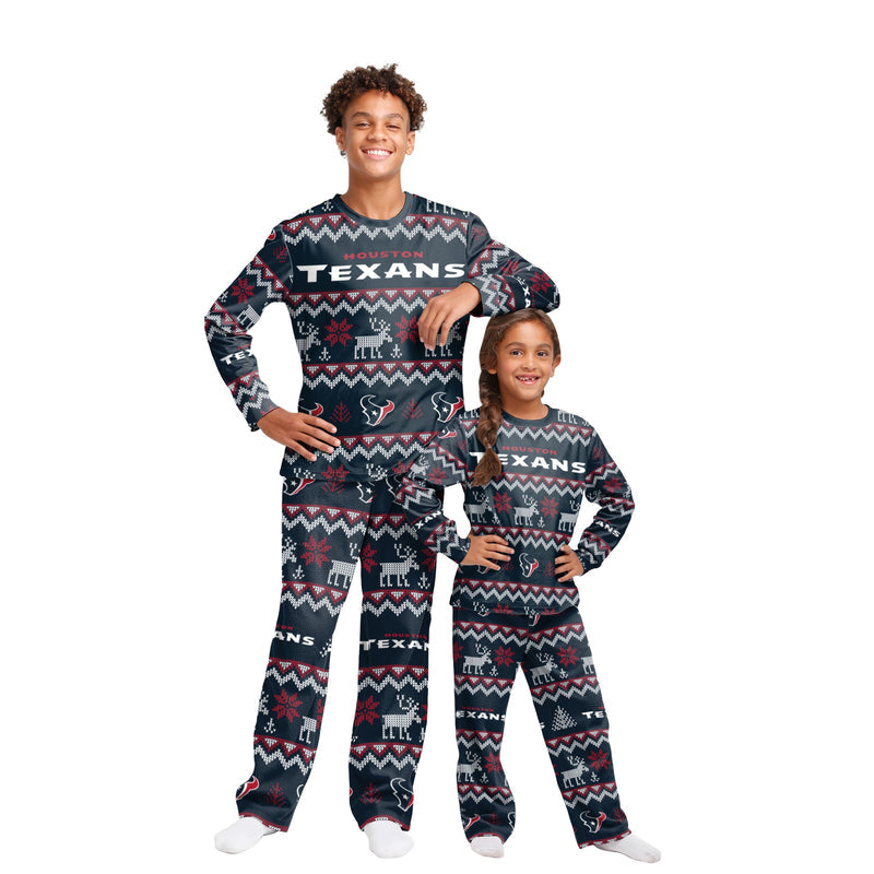 Houston Texans Family Holiday Pajamas AZCPYZAM077