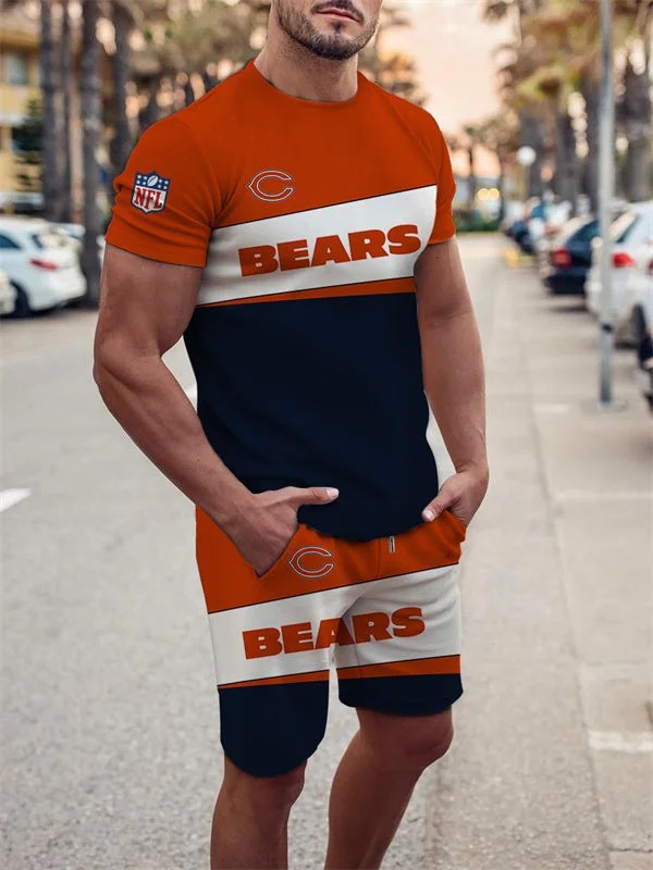 Chicago Bears T-shirt and Shorts AZTS157