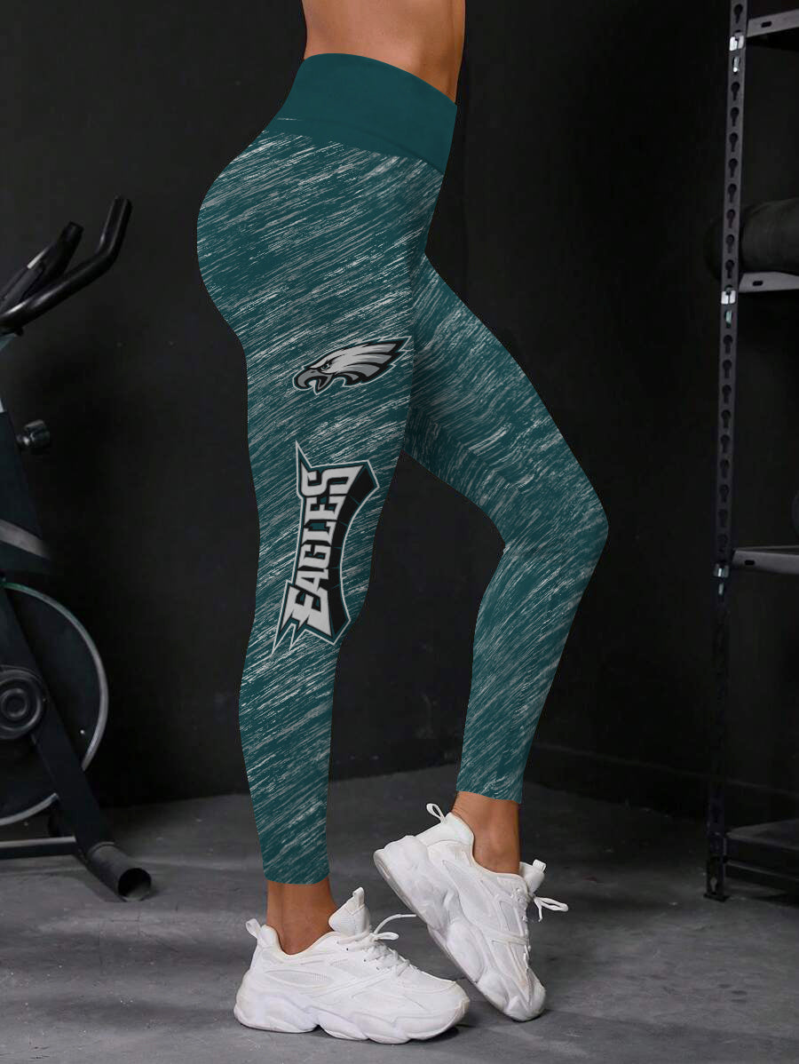 Philadelphia Eagles High Waist Push Up Printed Leggings (1)