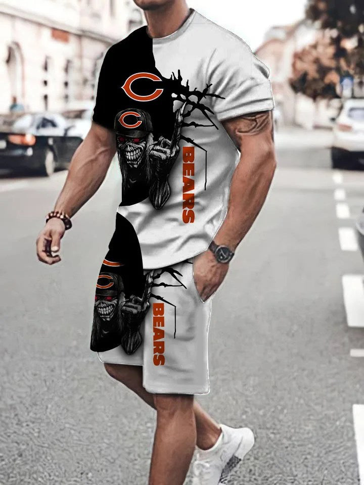 Chicago Bears T-shirt and Shorts AZTS155