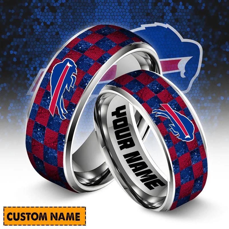 Buffalo Bills Special Stainless Ring Custom Name AZBTSR000010