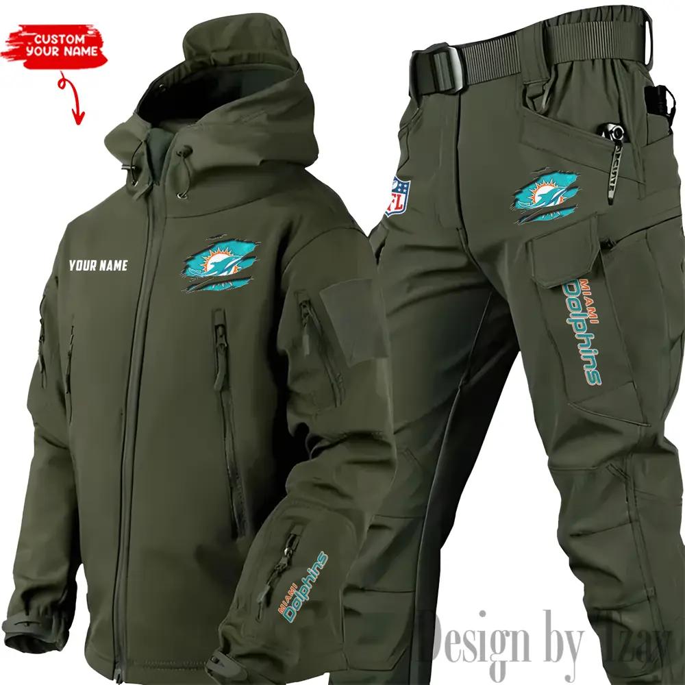 Miami Dolphins Outdoor Jacket and Pants 000088