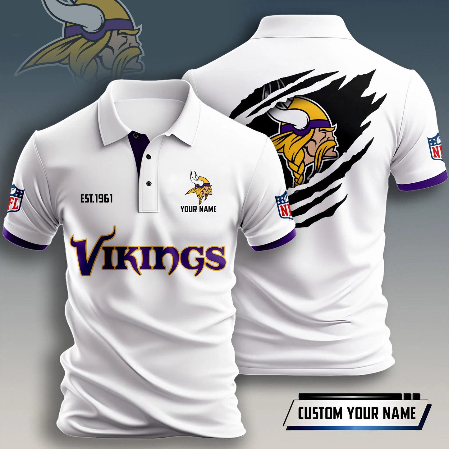 Minnesota Vikings Premium Men Polo Shirt BT345