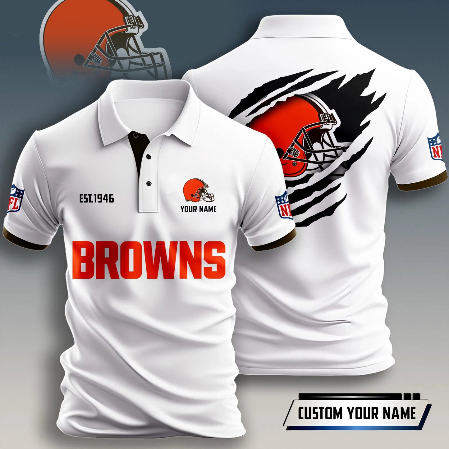 Cleveland Browns Premium Men Polo Shirt BT351