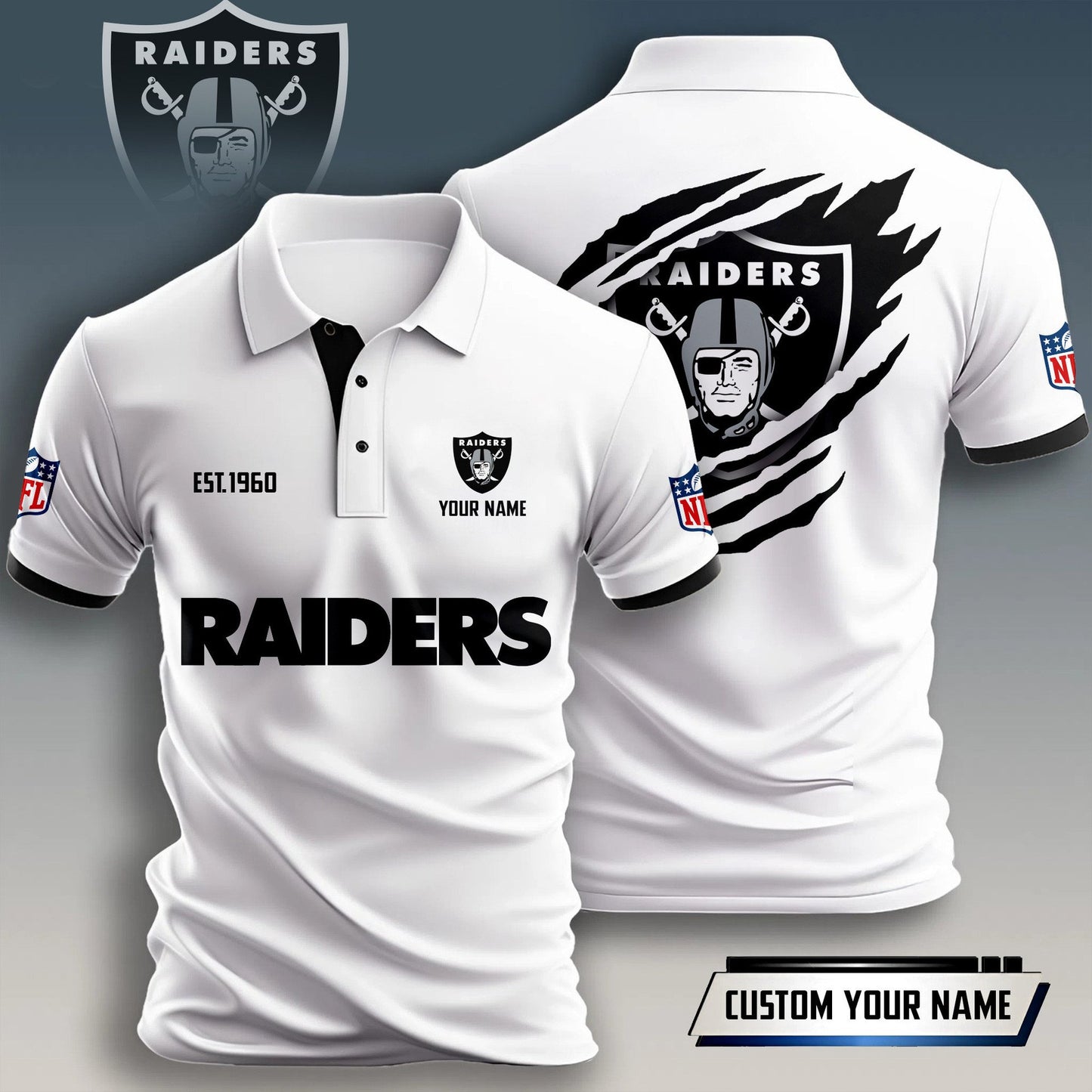 Las Vegas Raiders Premium Men Polo Shirt BT353