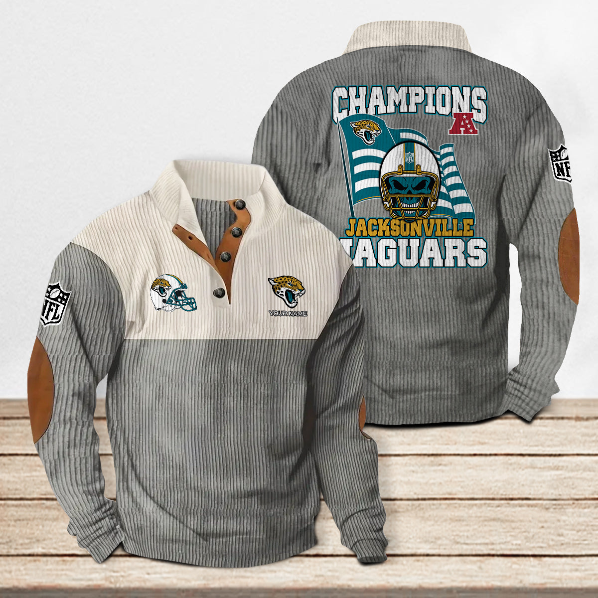Jacksonville Jaguars Colorful Stand Collar Sweatshirt Limited Edition AZCACSSW000088