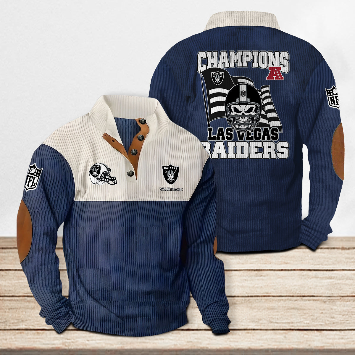 Las Vegas Raiders Colorful Stand Collar Sweatshirt Limited Edition AZCACSSW000090