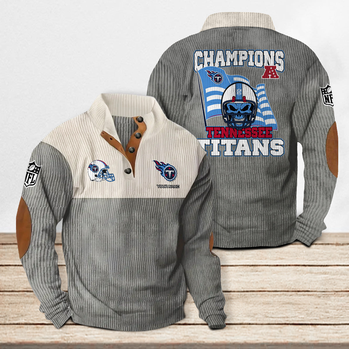 Tennessee Titans Colorful Stand Collar Sweatshirt Limited Edition AZCACSSW000096