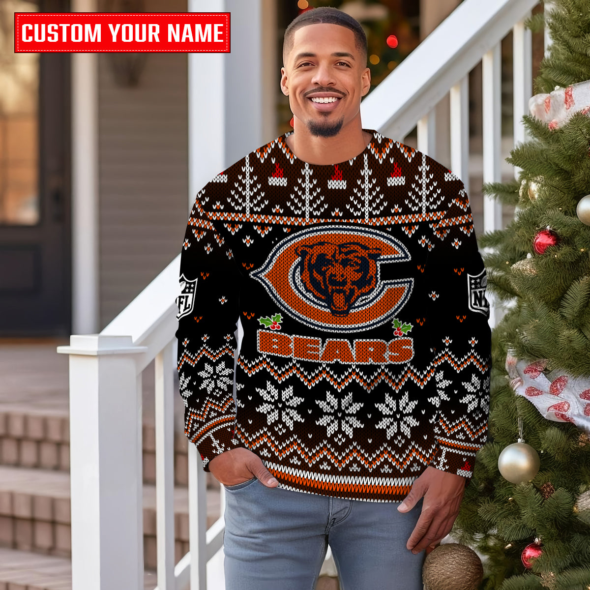 Chicago Bears Premium Ugly Christmas Sweater Special Edition AZCAUSW000068