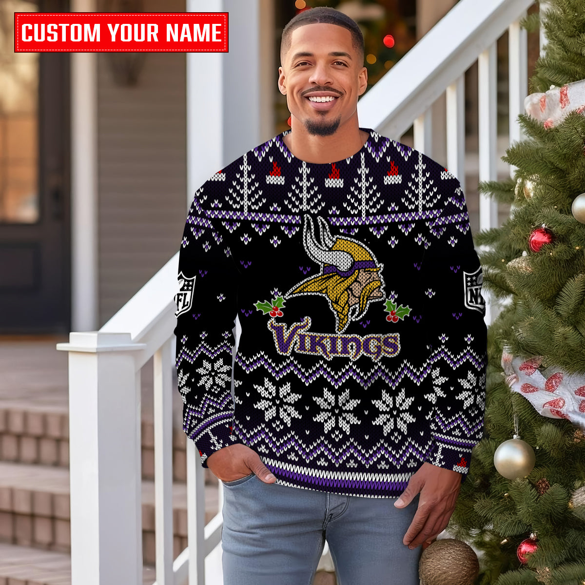 Minnesota Vikings Premium Ugly Christmas Sweater Special Edition AZCAUSW000073