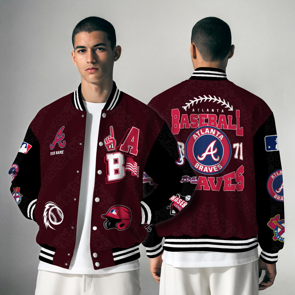 Atlanta Braves Premium New Varsity Jacket MLB AZCAVJK0000227