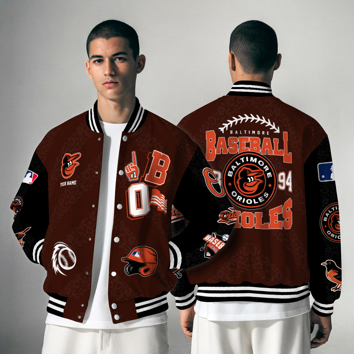 Baltimore Orioles Premium New Varsity Jacket MLB AZCAVJK0000228