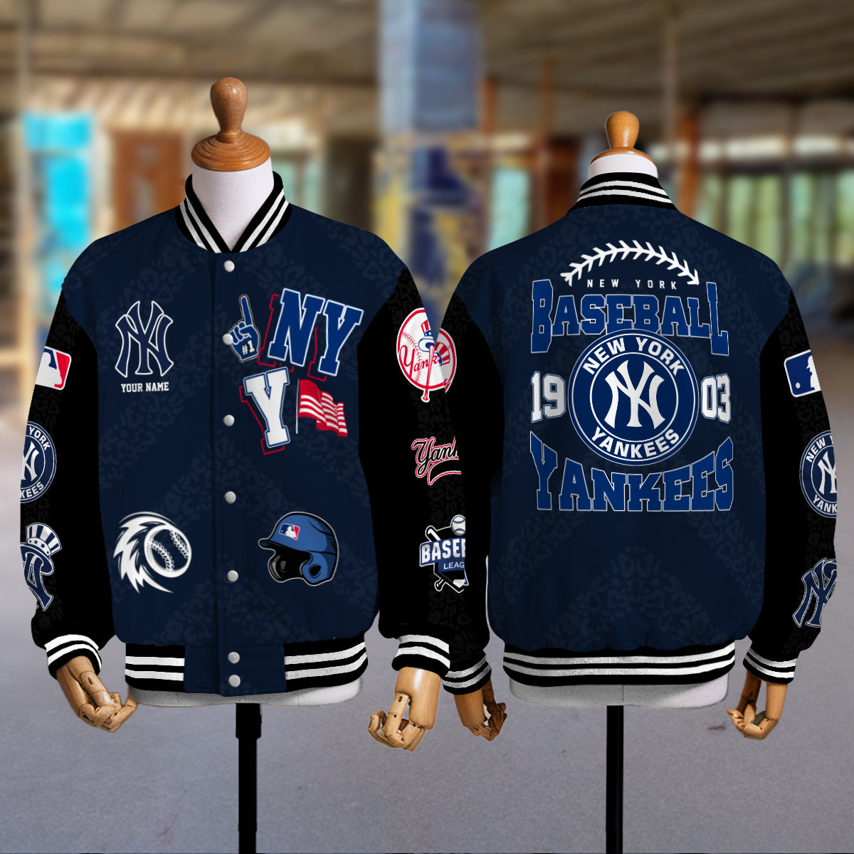 New York Yankees Premium New Varsity Jacket MLB AZCAVJK0000244