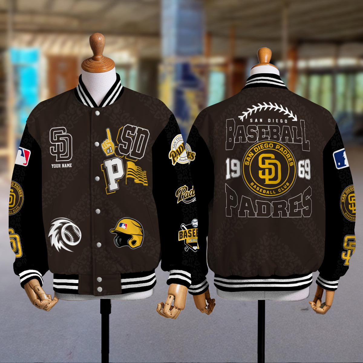 San Diego Padres Premium New Varsity Jacket MLB AZCAVJK0000248