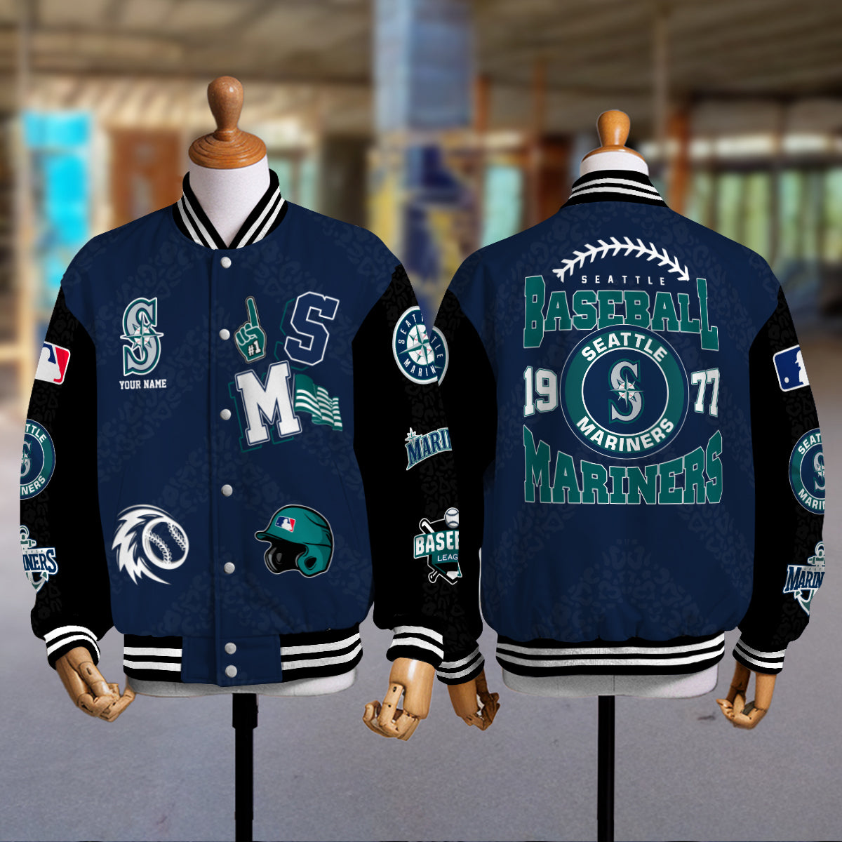 Seattle Mariners Premium New Varsity Jacket MLB AZCAVJK0000250