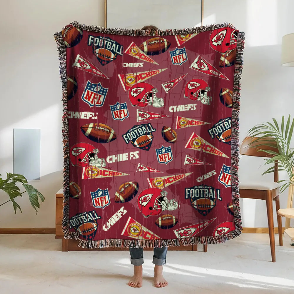 Kansas City Chiefs Premium New Woven Throw Blanket AZCAWVB000185
