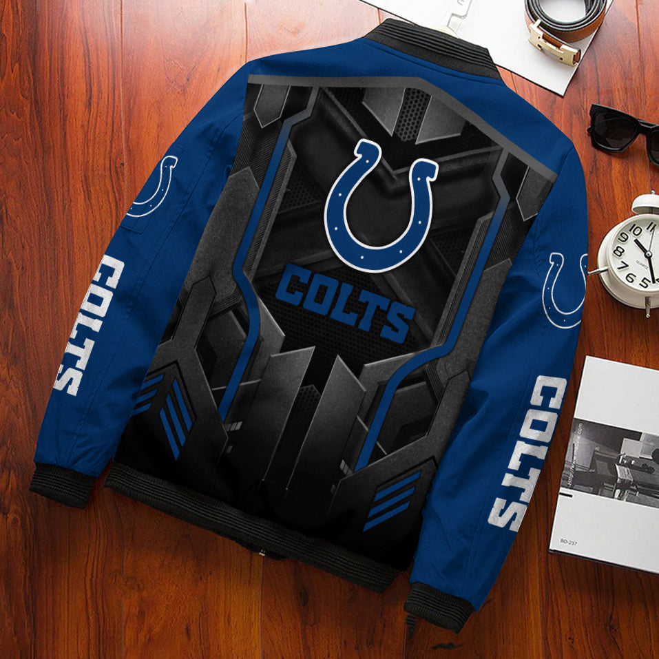 Indianapolis Colts Personalized Bomber Jacket AZCBJ030