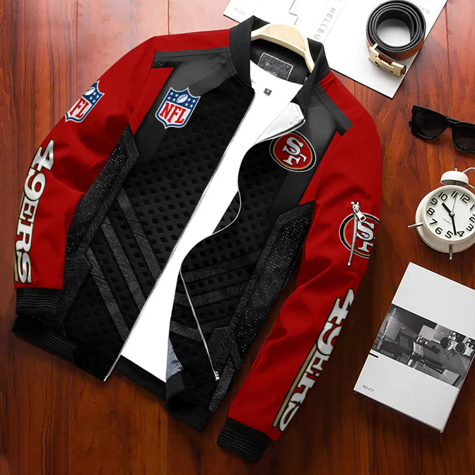 San Francisco 49ers Personalized Bomber Jacket AZCBJ034