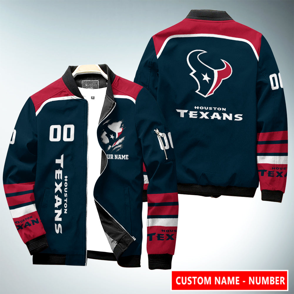 Houston Texans Personalized Bomber Jacket AZCBJ069