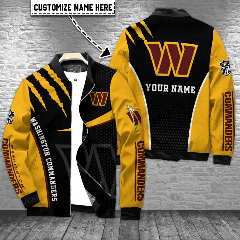 Washington Commanders Personalized Bomber Jacket AZCBJ088