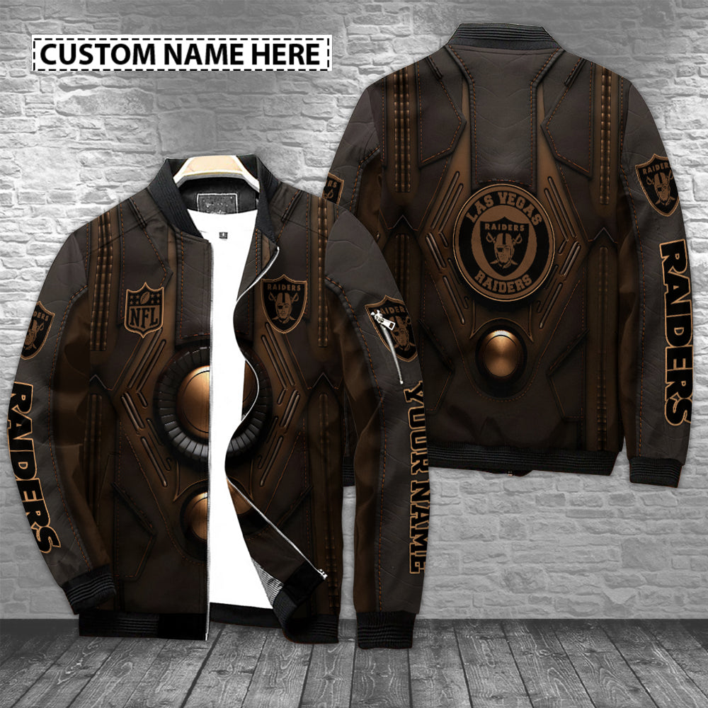 Las Vegas Raiders Personalized Bomber Jacket AZCBJ098