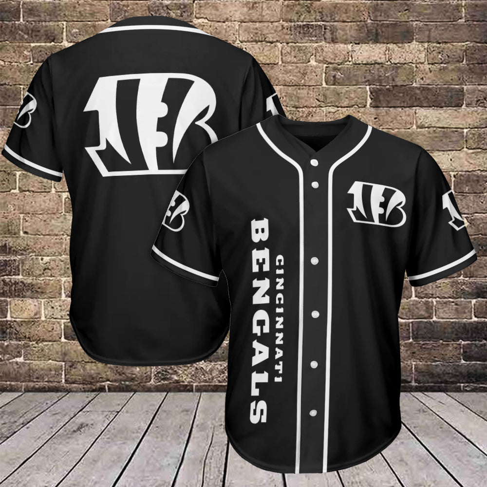 Cincinnati Bengals Baseball Jersey AZCBJS081