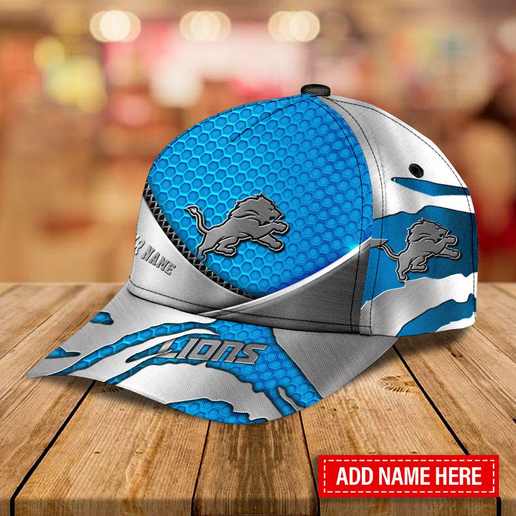 Detroit Lions Personalized Classic Cap AZCCAP029