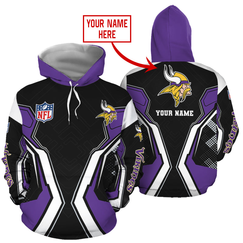 Minnesota Vikings Personalized Hoodie AZCHD055