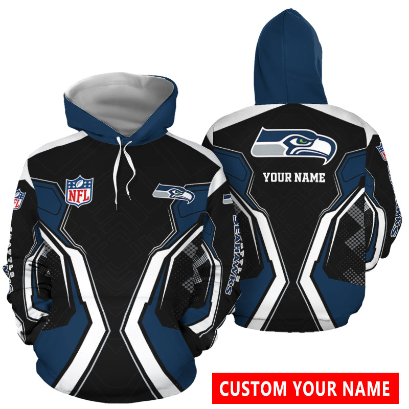 Seattle Seahawks Personalized Hoodie AZCHD070