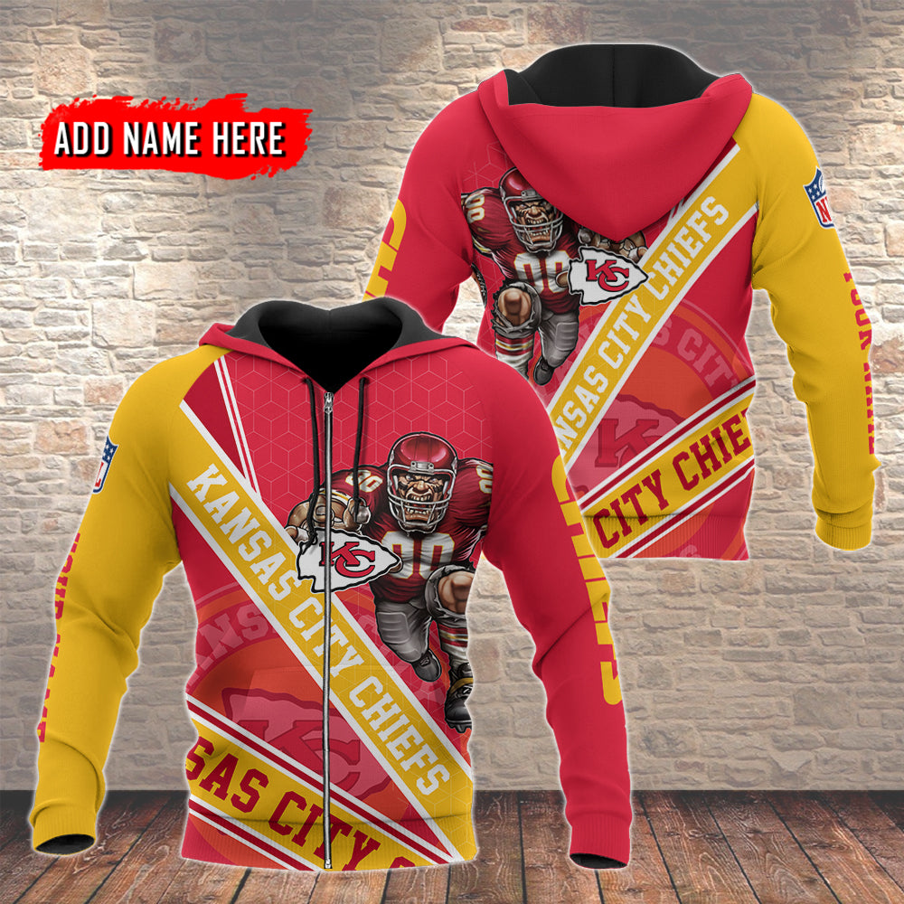 Kansas City Chiefs Personalized Hoodie AZCHD100