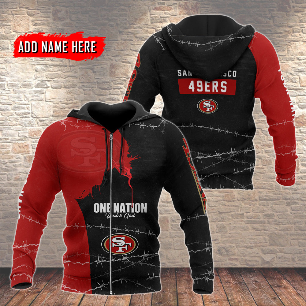 San Francisco 49ers Personalized Hoodie AZCHD146